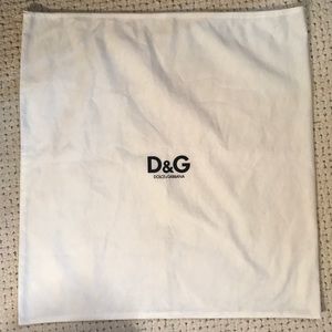 DOLCE&GABBANA D&G tote backpack XXL purse dust bag